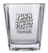 Puck Around and Find Out Shotglass